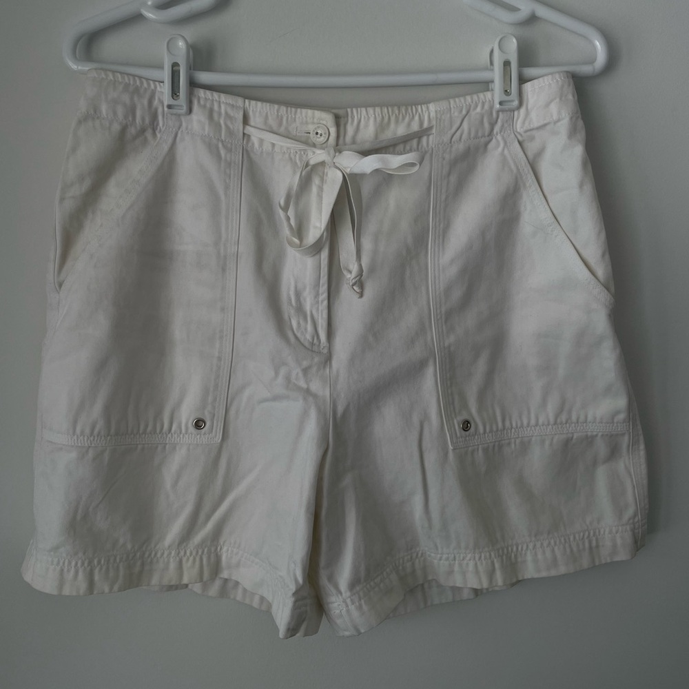 White/Cream 100% Cotton LRL Summer Short